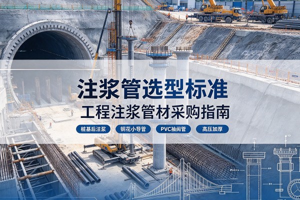 汶上注浆管选型标准