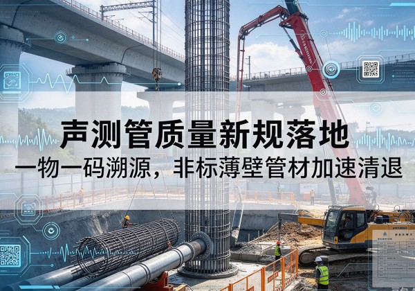 汶上声测管质量新规落地，一物一码溯源，非标薄壁管材加速清退